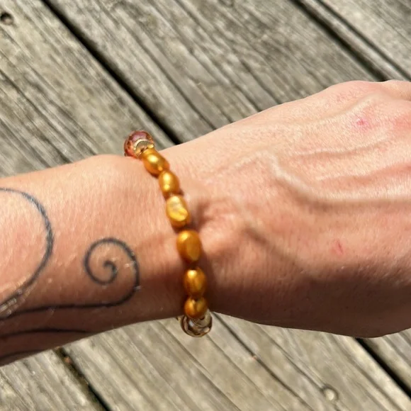 Autumn 🍂 pearl bracelet - Picture 5 of 6